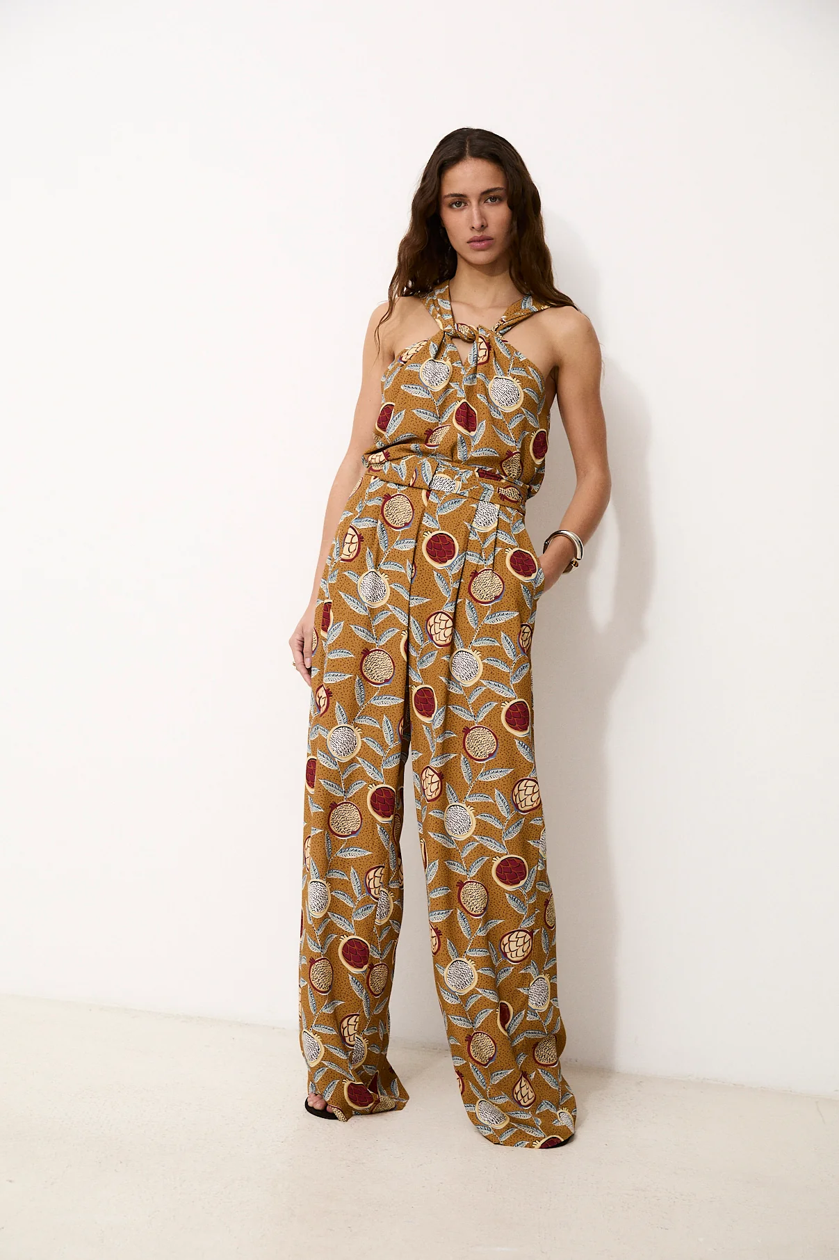 SAGEBRUSH | Mustard Wide Leg Trousers - Image 2