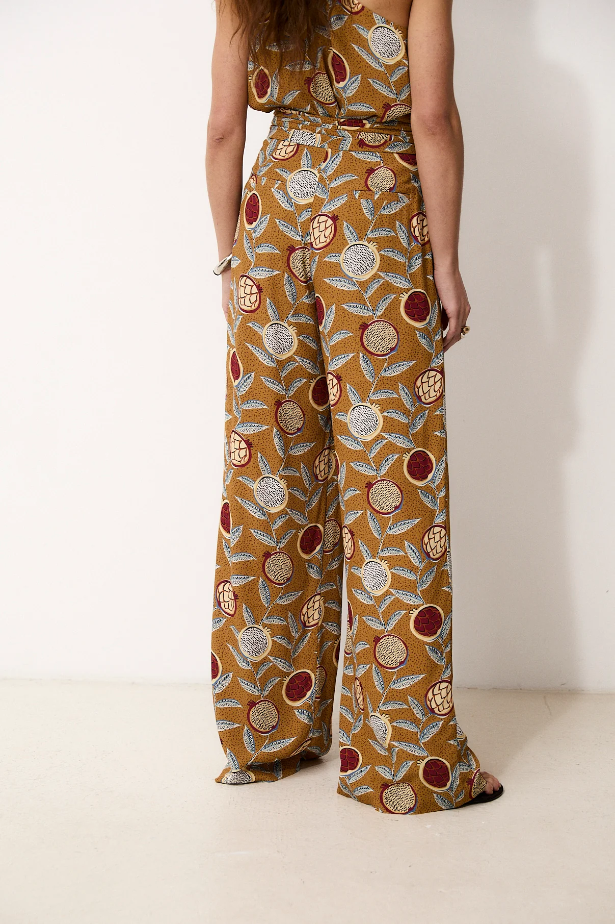 SAGEBRUSH | Mustard Wide Leg Trousers - Image 4