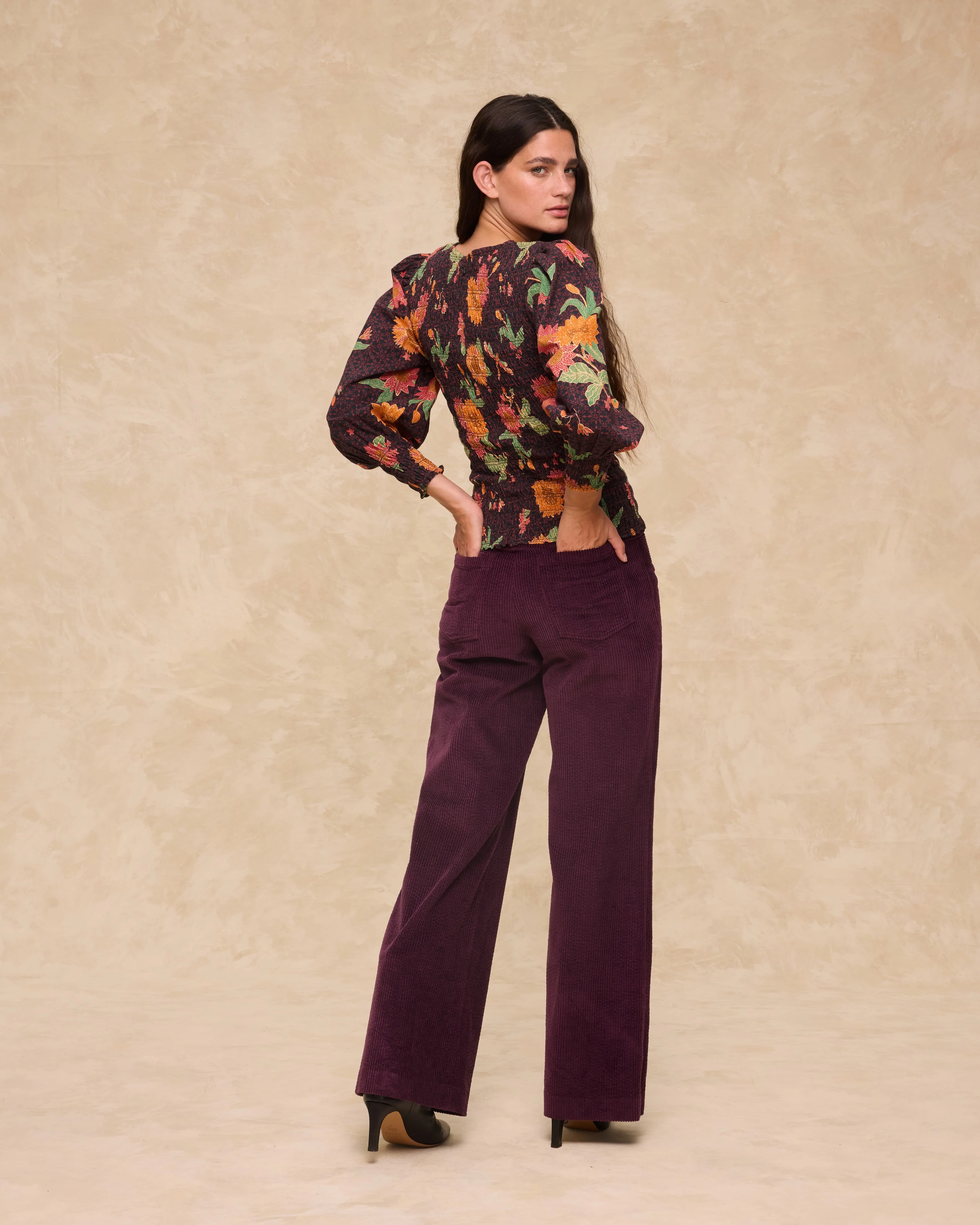 SCARLET | Multi Floral Cotton Blouse - Image 3