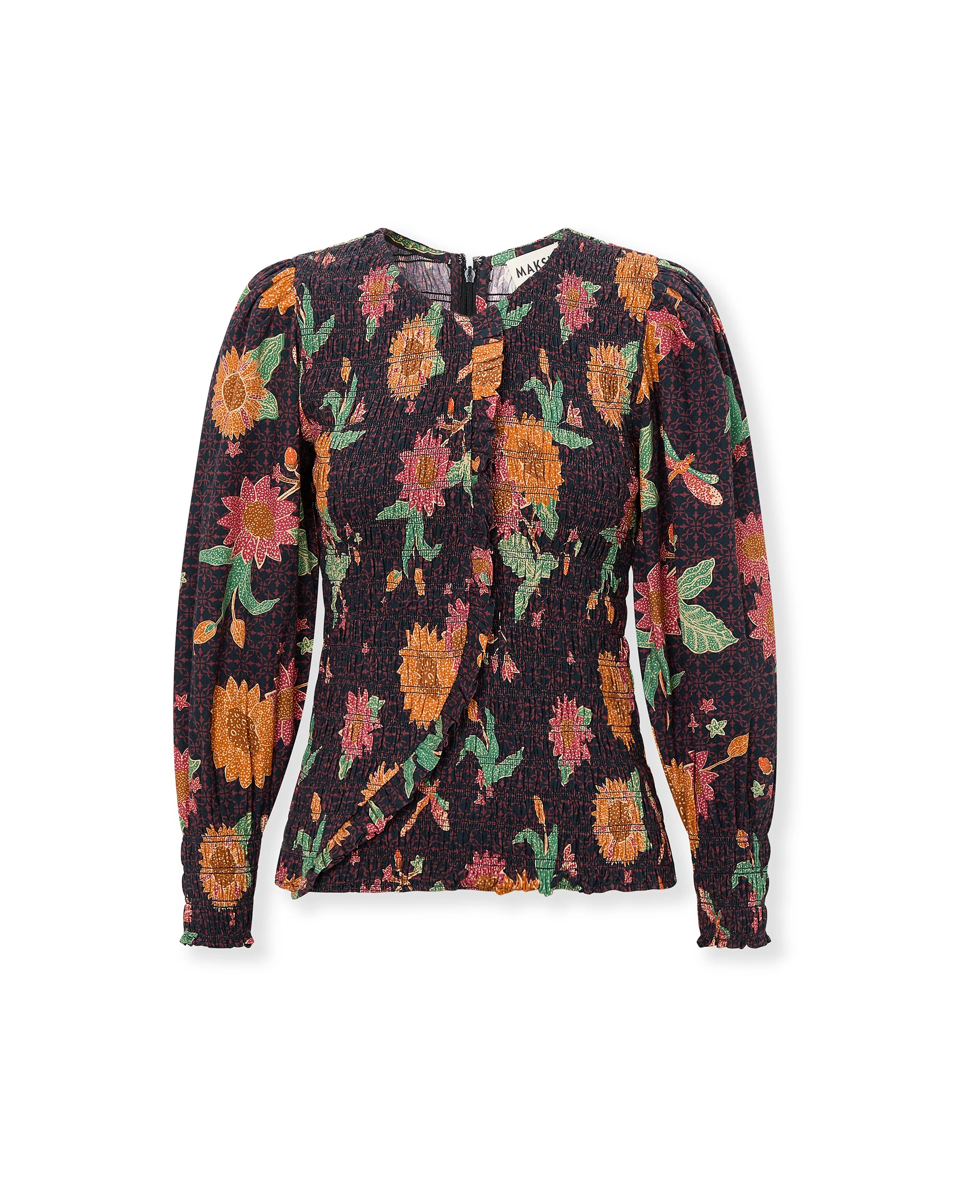 SCARLET | Multi Floral Cotton Blouse - Image 5
