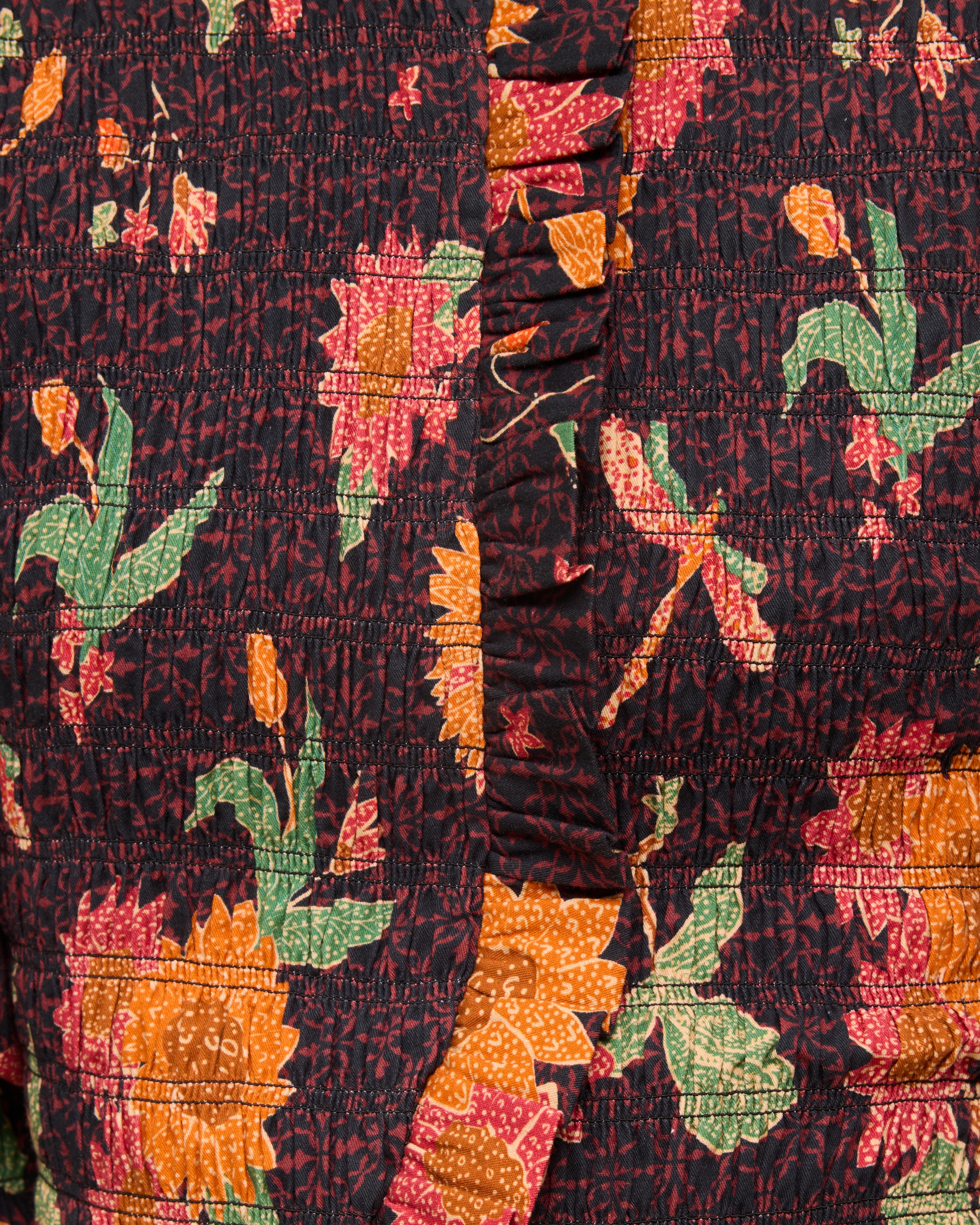 SCARLET | Multi Floral Cotton Midi Dress - Image 4