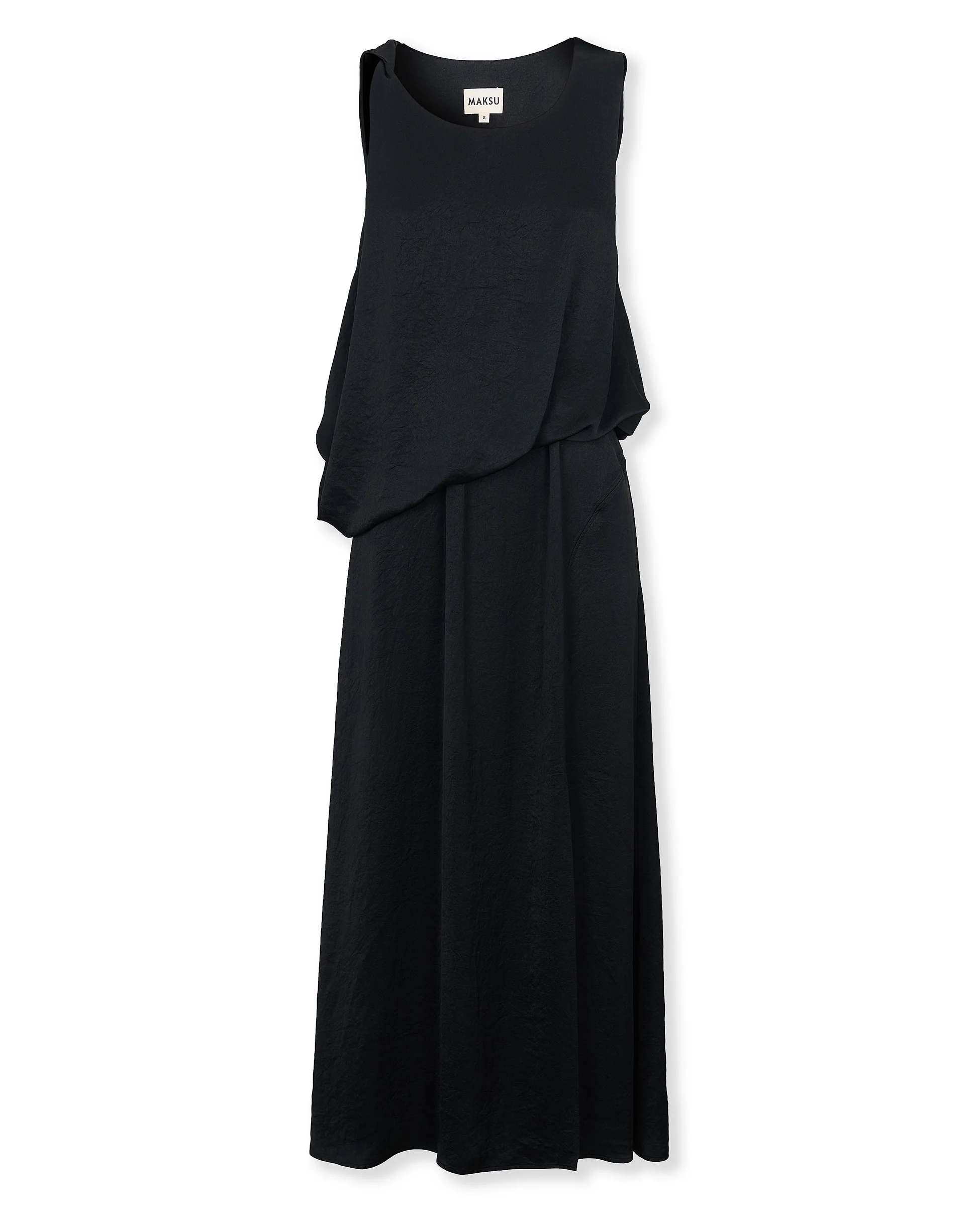 SEMA | Black Sleeveless Midi Dress - Image 5