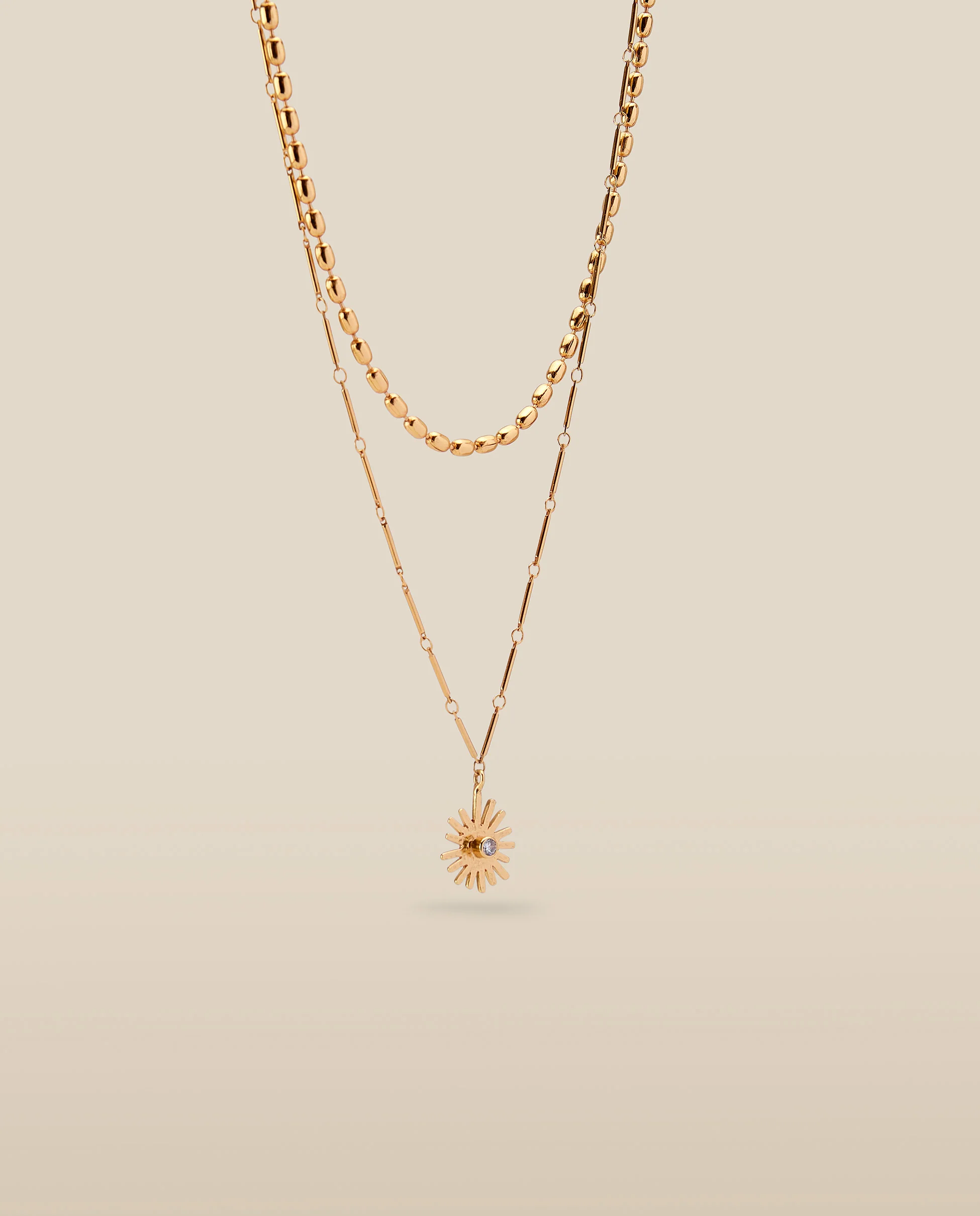 SUNNY | Gold-Plated Layered Necklace - Image 3