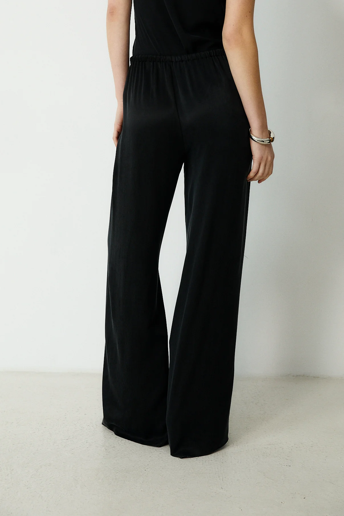 THYSSEN | Black Wide-Leg Trousers - Image 6