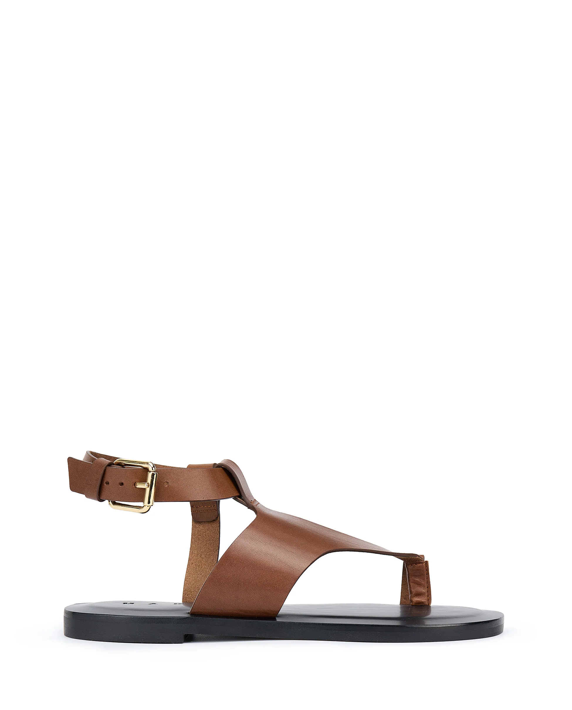 TULA | Flat leather sandal - Image 2