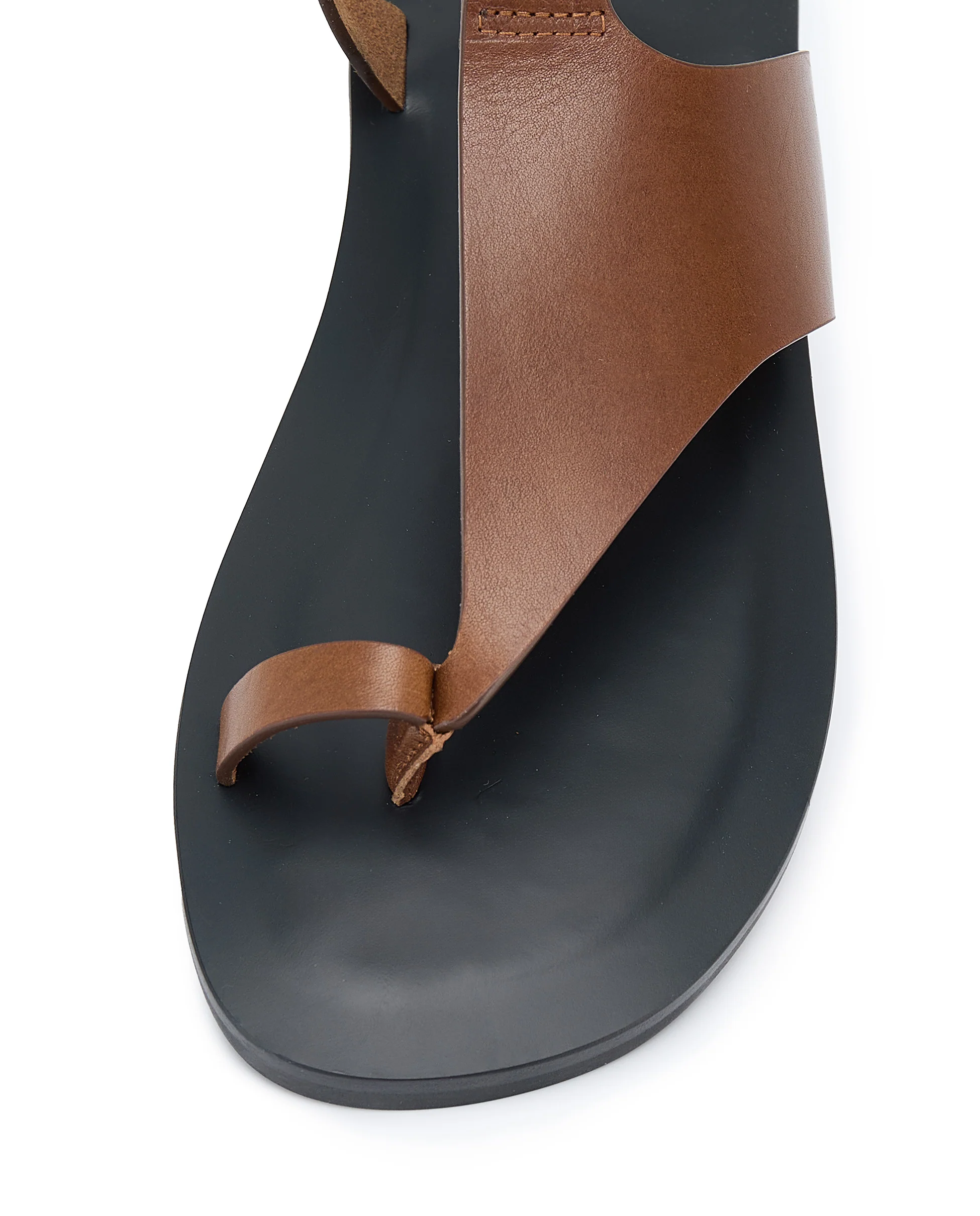 TULA | Flat leather sandal - Image 4